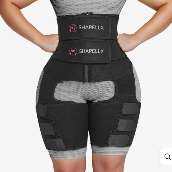 Shapellx Black 3 in 1 Waist & thigh trimmer butt lifter size 3XL EUC - Picture 3 of 11